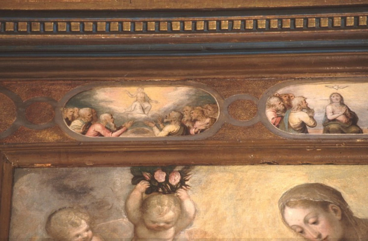  11-Orsola Caccia-Cornice con Misteri del Rosario  